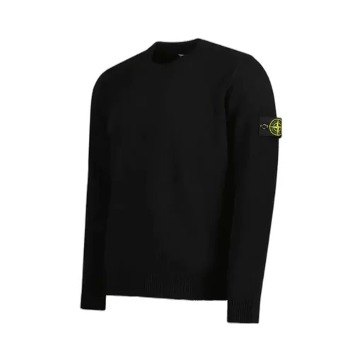 Logo Patch Crewneck Knitted Jumper