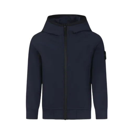 Zipped Straight Hem Hooded Jacket