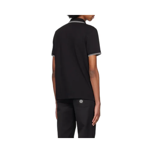 Logo Patch Short-Sleeved Polo Shirt