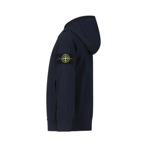 Zipped Straight Hem Hooded Jacket