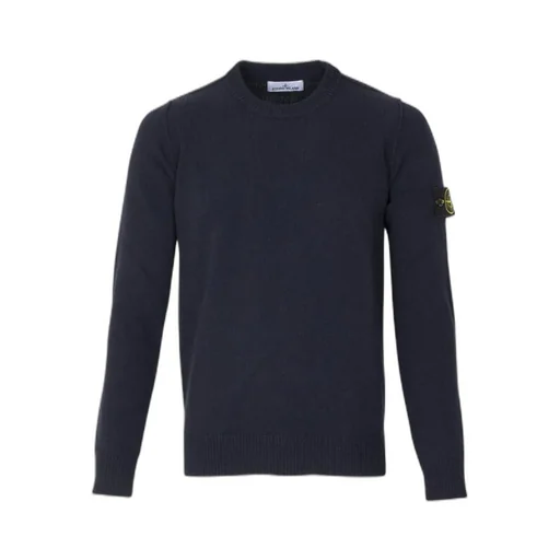 Logo Patch Crewneck Knitted Jumper