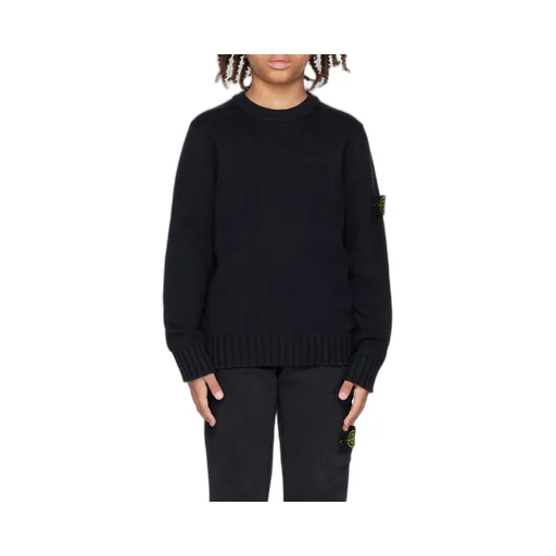 Junior Logo Patch Crewneck Jumper