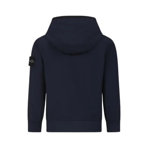 Zipped Straight Hem Hooded Jacket