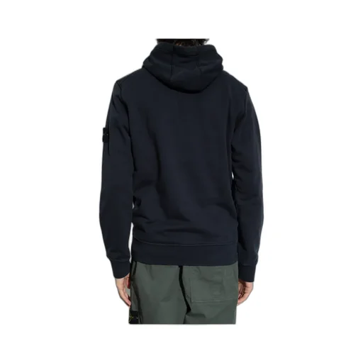 Logo Patch Drawstring Hoodie