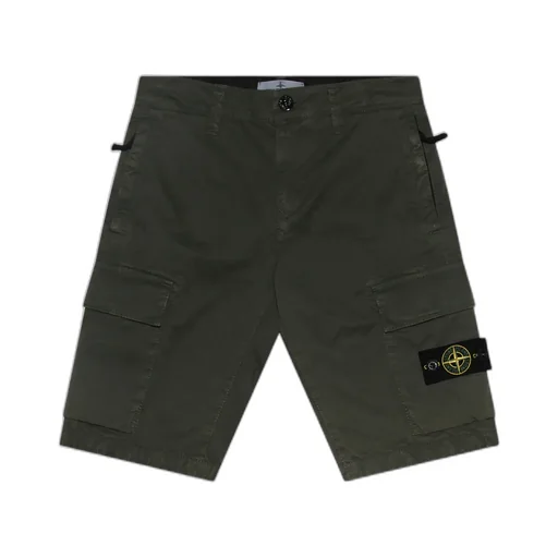 Compass Patch Knee-Length Cargo Shorts