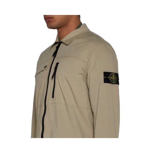 Logo Patch Zip-Up Jacket