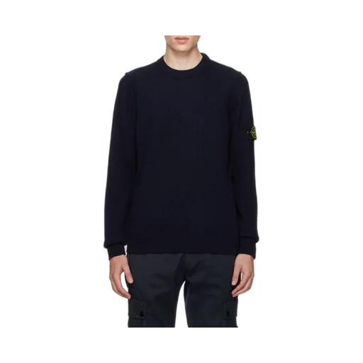 Logo Patch Crewneck Knitted Jumper