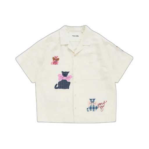 Short-Sleeved Lapel Shirt