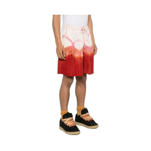 Bridge Grapefruit Clamp-Dye Shorts