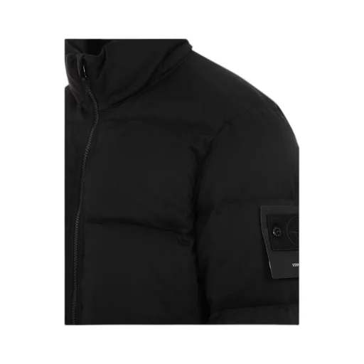 Logo Patch Zipped Padded Jacket