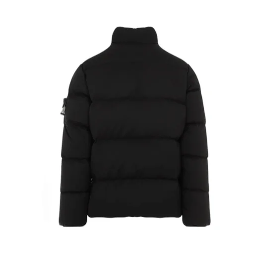 Logo Patch Zipped Padded Jacket