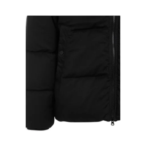 Logo Patch Zipped Padded Jacket