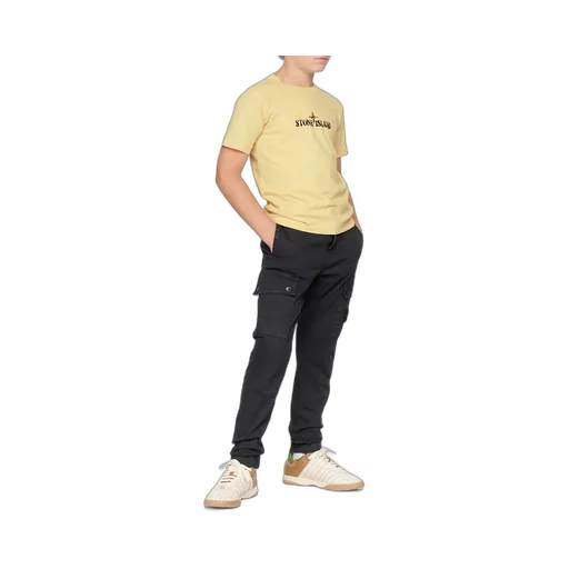 Compass-Badge Tapered-Leg Trousers