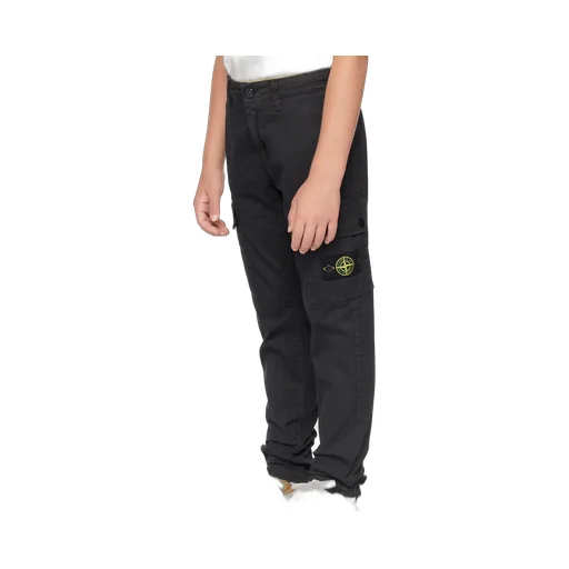 Compass-Badge Tapered-Leg Trousers