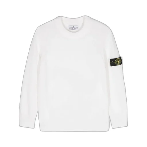 Junior Crewneck Jumper With Compass Badge