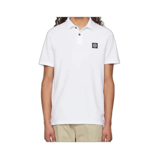 Logo Patch Polo Shirt