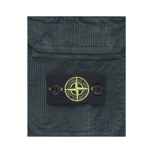 Compass-Badge Elasticated Waistband Trousers