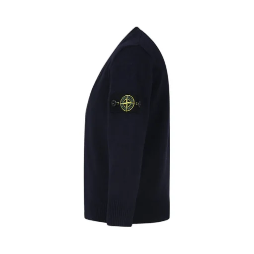 Compass Badge V-Neck Knitted Cardigan