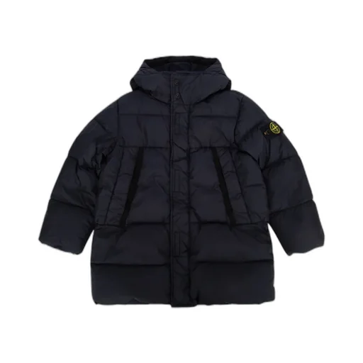Junior Compass-Badge Quilted Coat