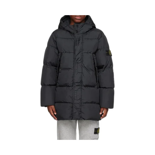 Junior Compass-Badge Quilted Coat