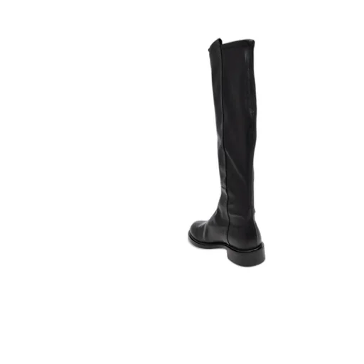 Round-Toe Knee-High Boots