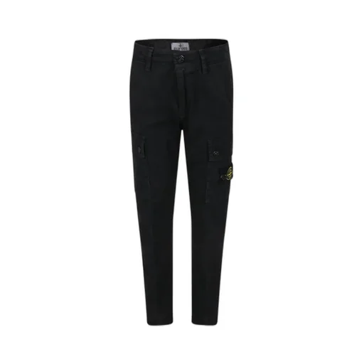 Compass-Badge Tapered-Leg Trousers