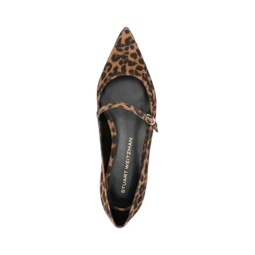 Pointed-Toe Mary Jane Flats