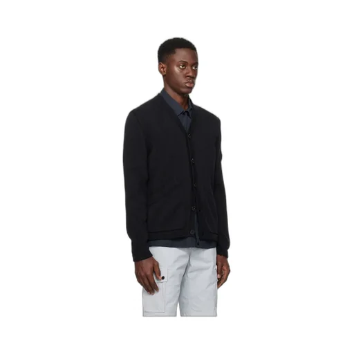 Logo Medallion Knitted Cardigan
