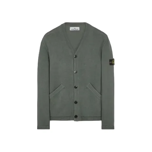 Long-Sleeved V-Neck Cardigan