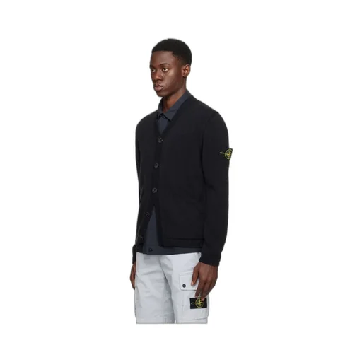Logo Medallion Knitted Cardigan