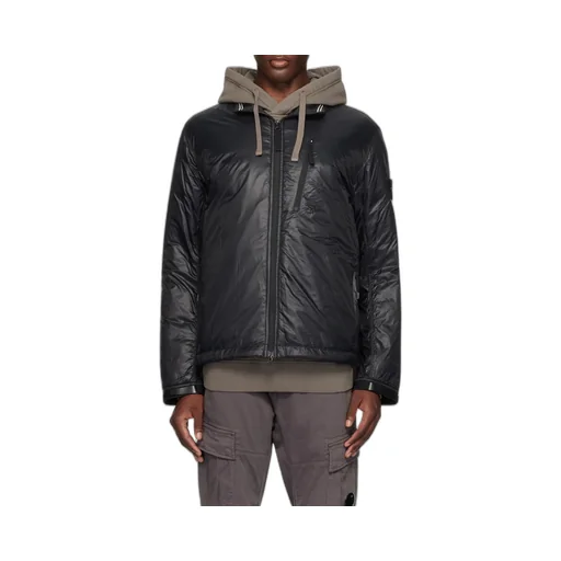 Compass-Badge Lightweight Padded Jacket