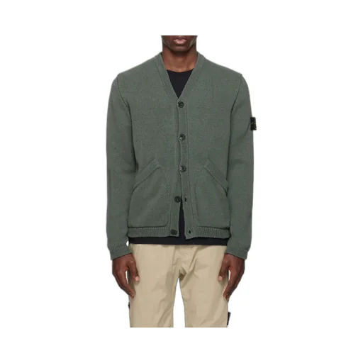 Long-Sleeved V-Neck Cardigan