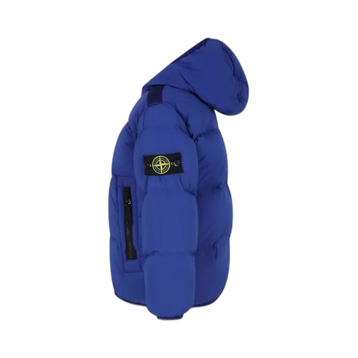 Junior Compass-Badge Zip-Up Quilted Jacket