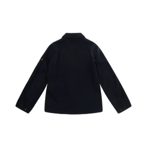 Compass-Badge Curved Hem Shirt