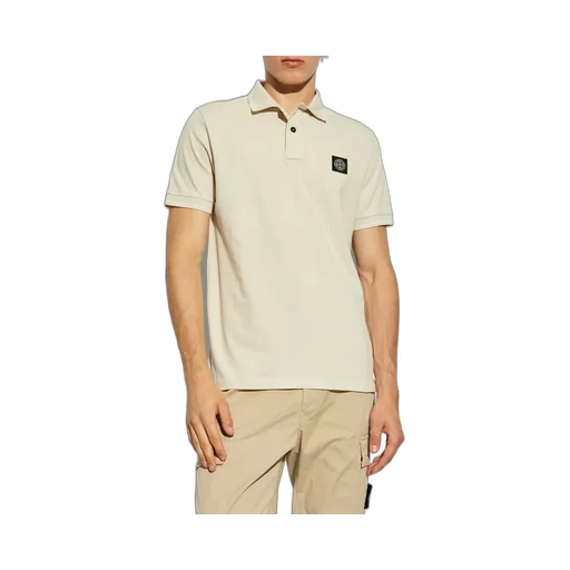Compass-Appliqué Piqué Polo Shirt