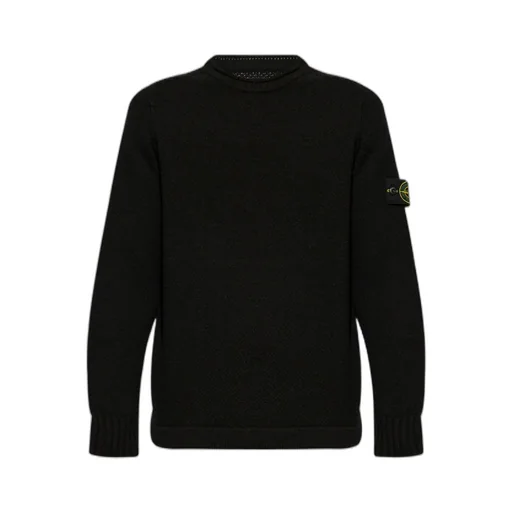 Compass-Badge Wool Jumper