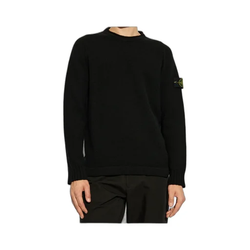 Compass-Badge Wool Jumper
