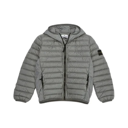Compass-Badge Padded Jacket