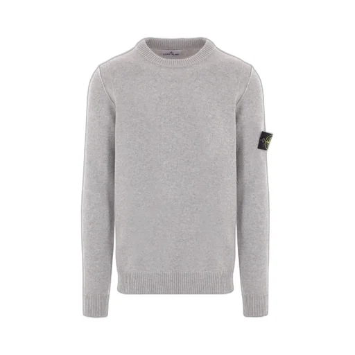 Logo Patch Crewneck Sweater