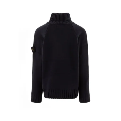 Compass Patch Turtleneck Jumper