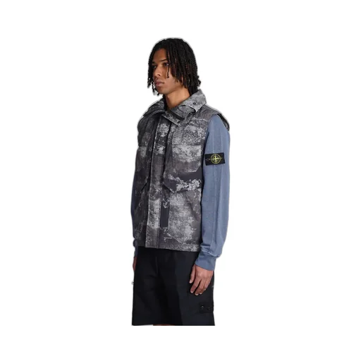 Camouflage Printed Sleeveless Gilet