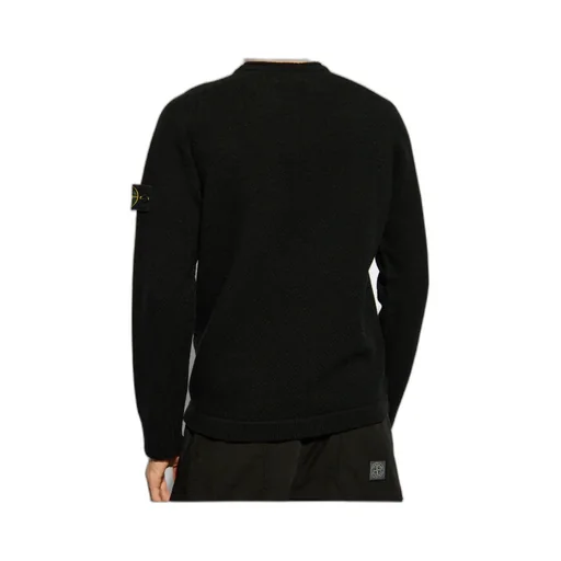 Compass-Badge Wool Jumper