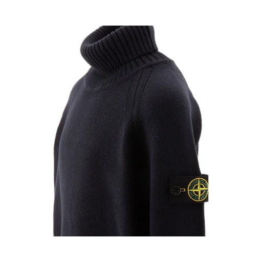 Compass Patch Turtleneck Jumper