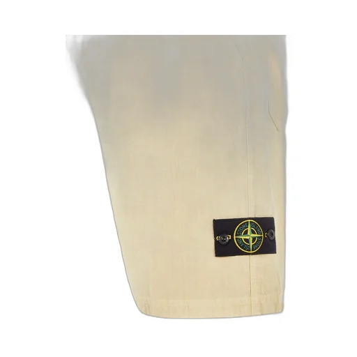 Compass-Badge Straight Leg Bermuda Shorts