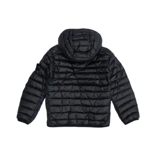 Zipped Quilted Hooded Jacket