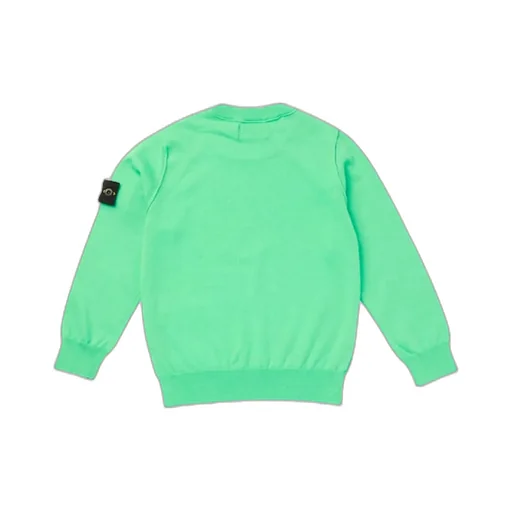 Compass-Badge Cotton Jumper