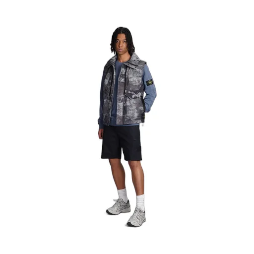 Camouflage Printed Sleeveless Gilet