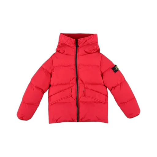 Junior Compass-Motif Hooded Jacket