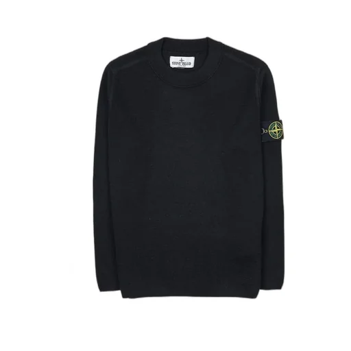Compass-Patch Virgin Wool Jumper