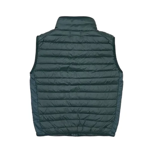 High-Necked Sleeveless Down Jacket